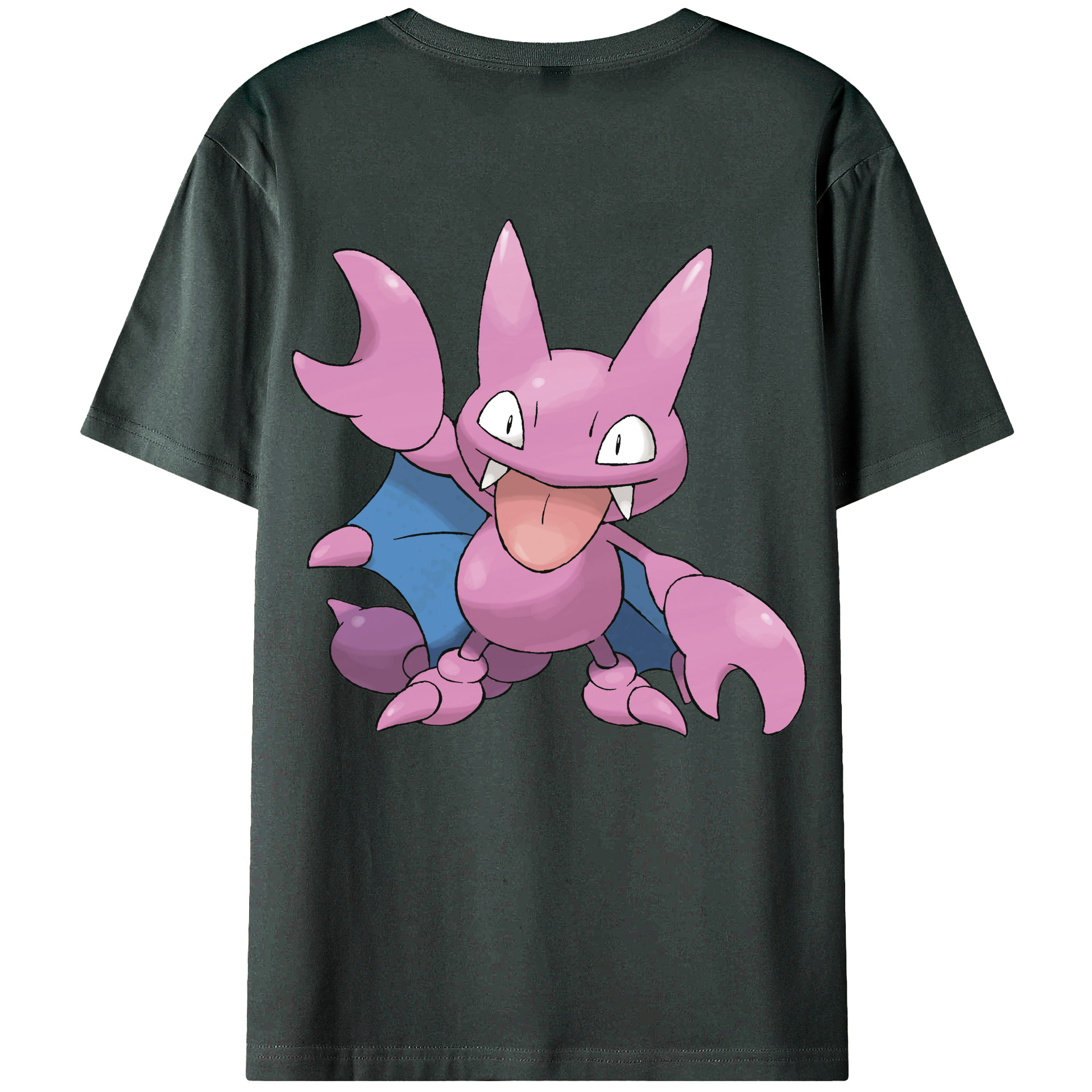 （画像用） ポケットモンスター Pokémon 綿100％ メンズ半袖Tシャツ（バックプリント） 通気性